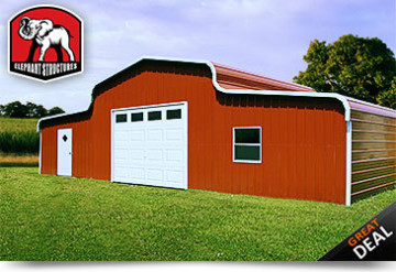 Customizable, country style barns perfect for anyone looking to build a tiny home.